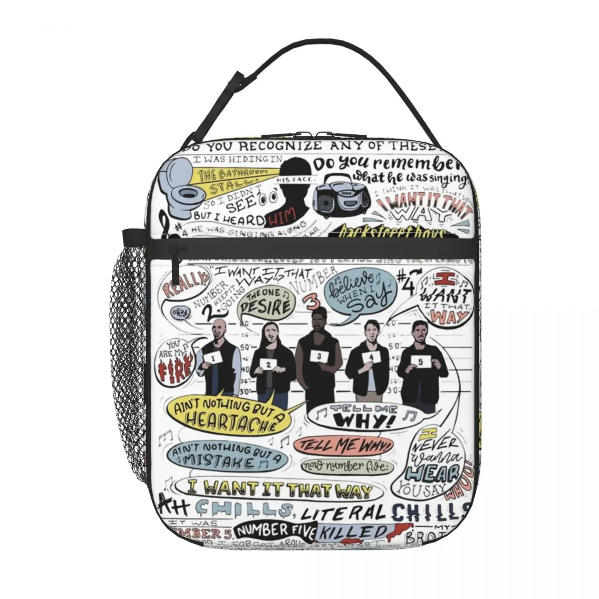 

I Want It That Way B99 Цветная изолированная сумка для обеда для женщин и детей Герметичные коробки для еды Термальный ланч-бокс Tote