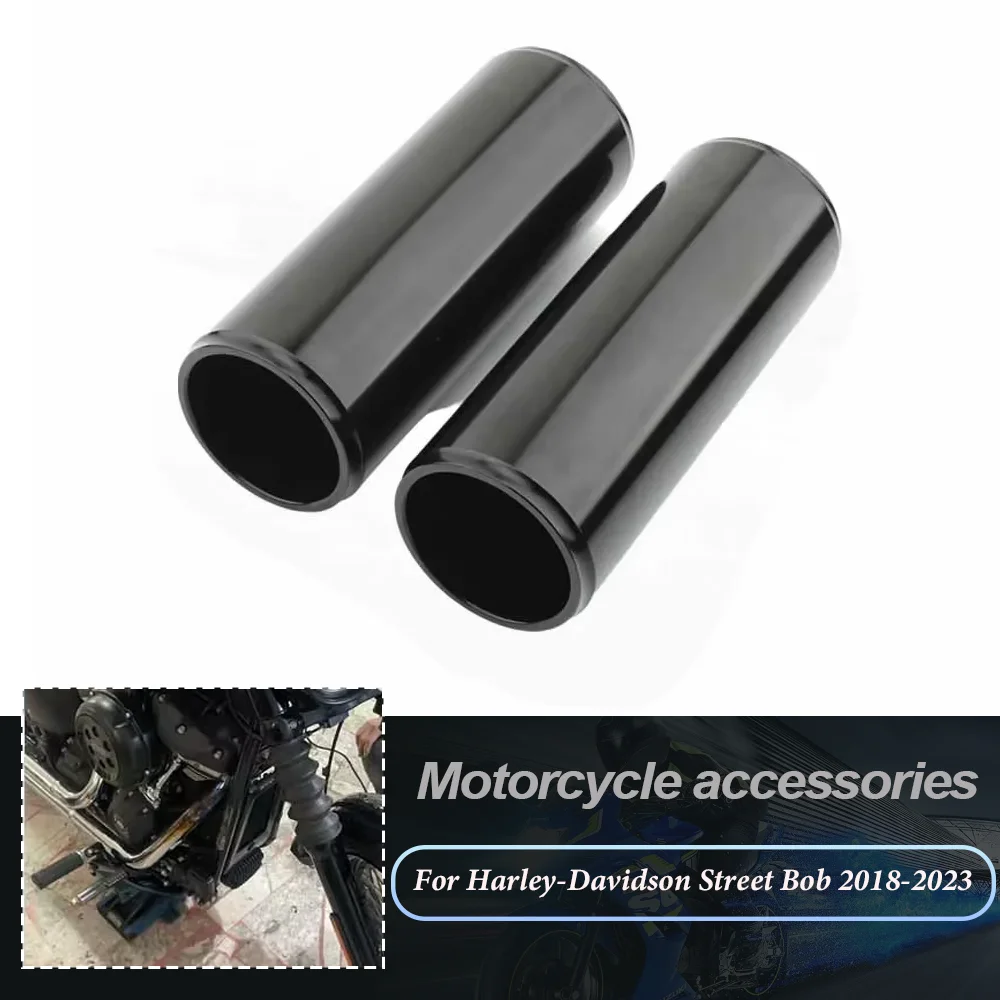 Motorcycle Accessories Front Fork Shock Absorber Covers For Harley-Davidson Street Bob 2018 2019 2020 2021 2022 2023