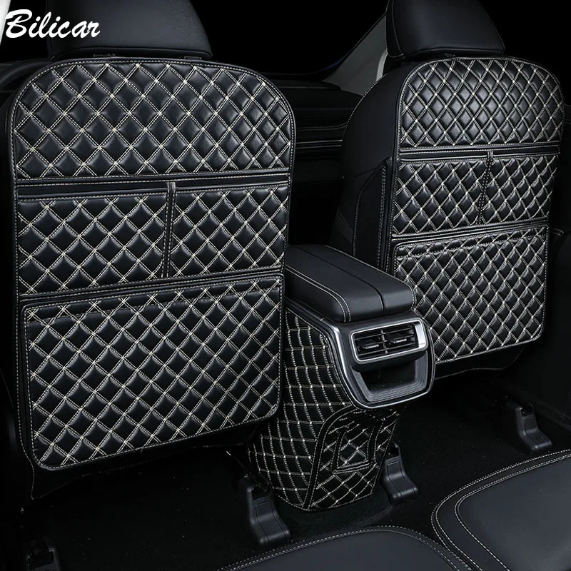 For Geely Okavango Haoyue 2022 2023 2024 Car Rear Seat Anti-Kick Mat Back Seat Protection Pad Cover Car Accessories