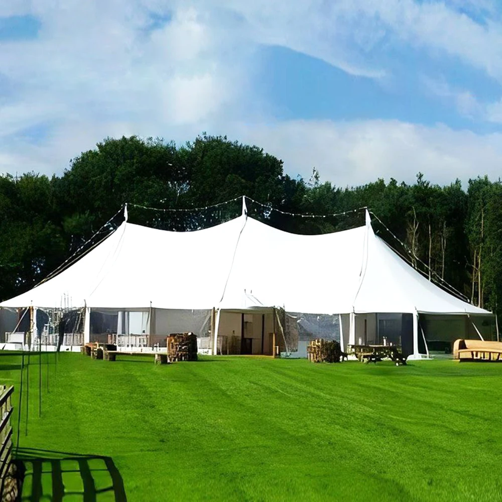 في الهواء الطلق فندق خيمة التخييم فريق بناء القطب خيمة حفلة مطعم منتجع الزفاف خيمة فاخرة رائجة البيع خيمة المظلة البرية الفاخرة #5