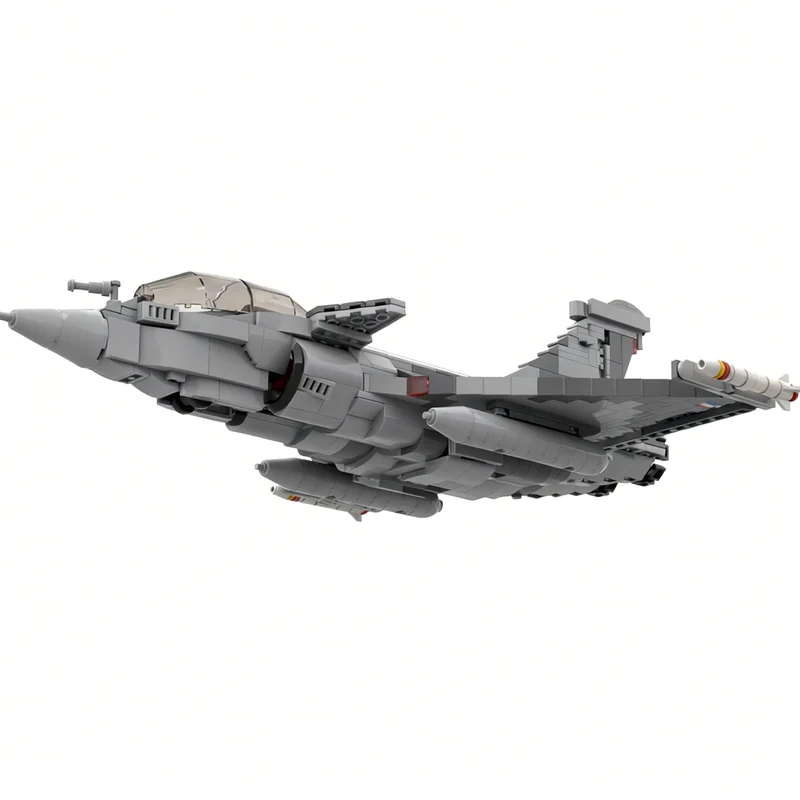 834 stuks MOC Rafale Creator Model Bouwstenen Constructie Monteren Kerstcadeaus DIY Speelgoed Creatief Baksteen Idee Onderwijs