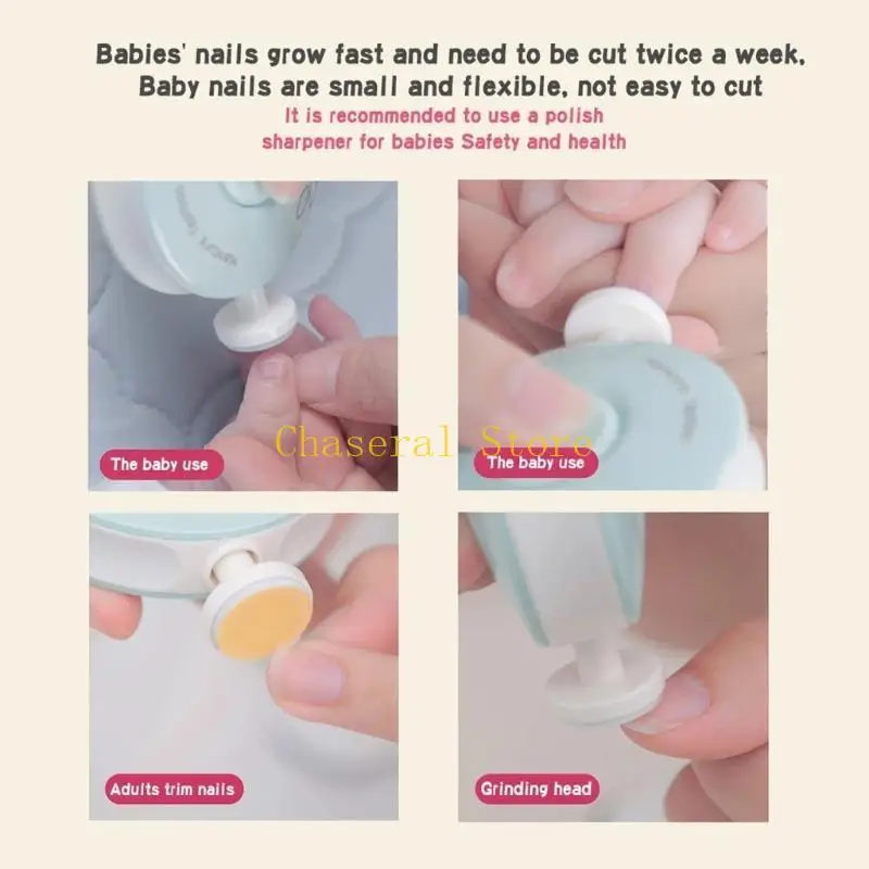 e7ce اطفان رعاية الأظافر آمنة مسمار القاطع قاطع الطفل الكهربائية القطع الأظافر الأطفال تلميع الأظافر manicure مجموعة