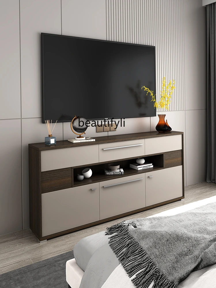 Light Luxury TV Bench for Bedroom Simple Modern Master Bedroom Locker of Bed End Ultra-Thin High