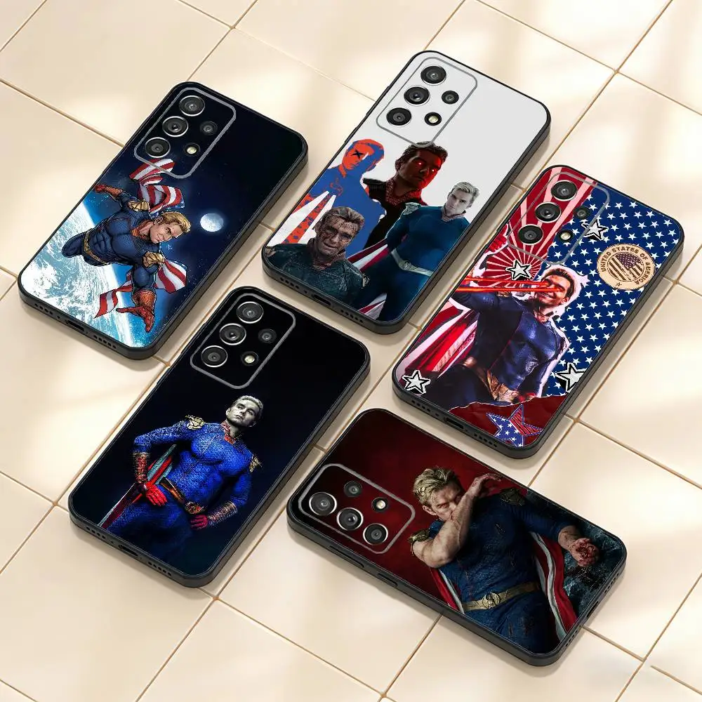 Homelander The Boys   Phone Case For Samsung S25,S24,S21,S22,S23,S30,Ultra,S20,Plus,Fe,Note,10,9,5G Black Cover