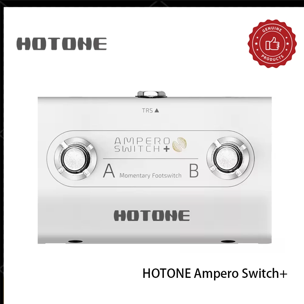 

HOTONE Ampero Switch+ 2-Way Momentary Dual Footswitch Foot Controller 1/4-Inch Pedal Switcher FS-2