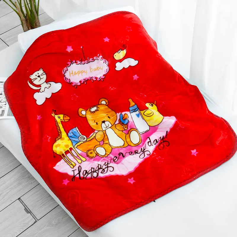 Infant bedding thickened cartoon blanket children quilt winter kindergarten blanket