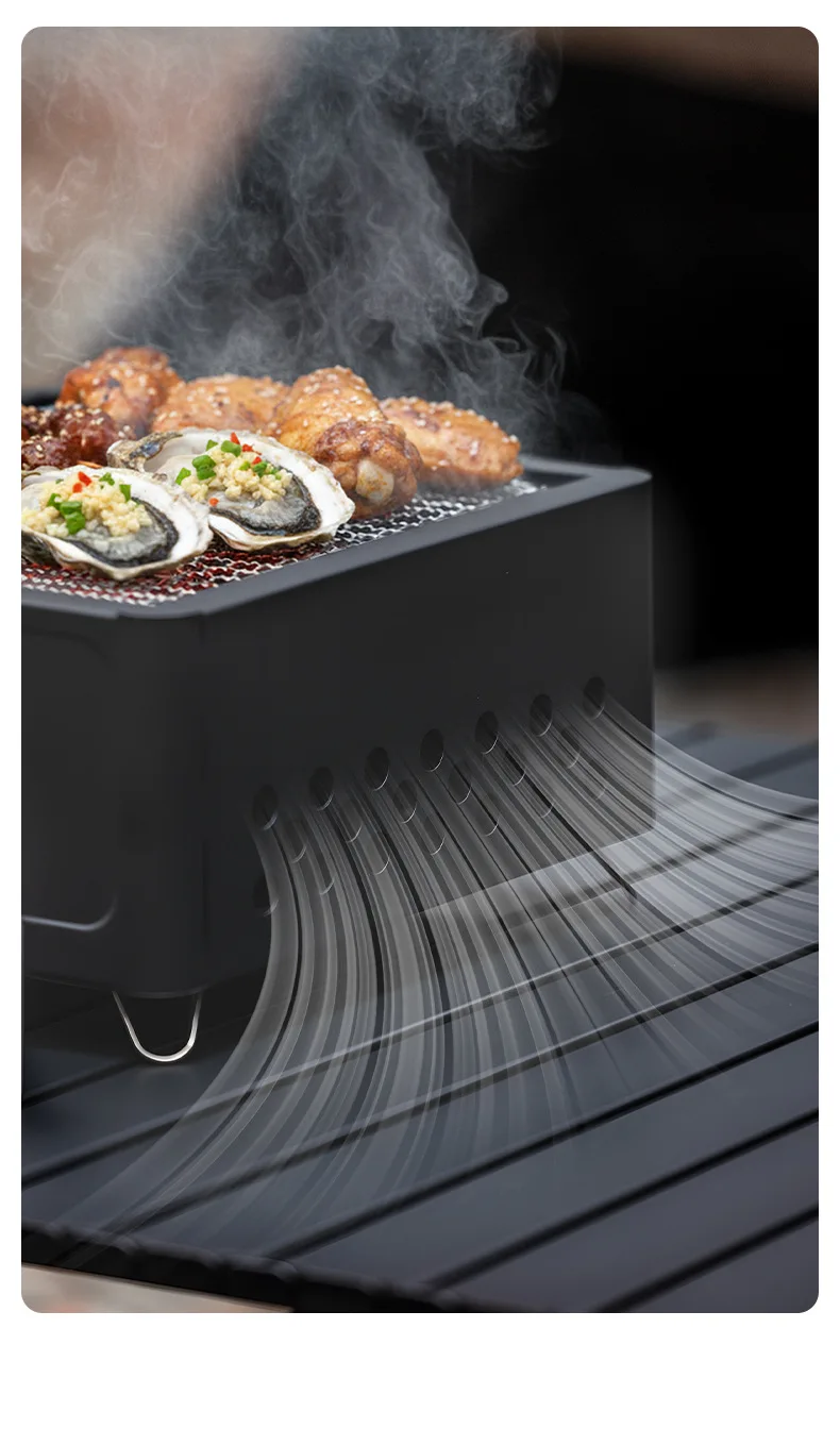 

Набор жаровни BLACK DOG, чай, уличная настольная портативная плита hibachi, домашний гриль для барбекю, гриль для барбекю