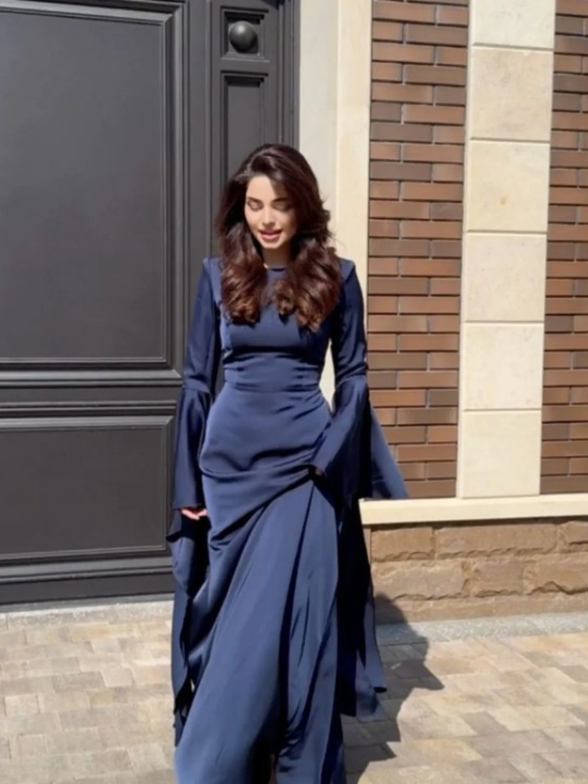 Sexy Long Sve mid Waist Evening Gown Women's Dr Large Skirt Ele Autumn Winter New Sle Polyester Fiber 00%