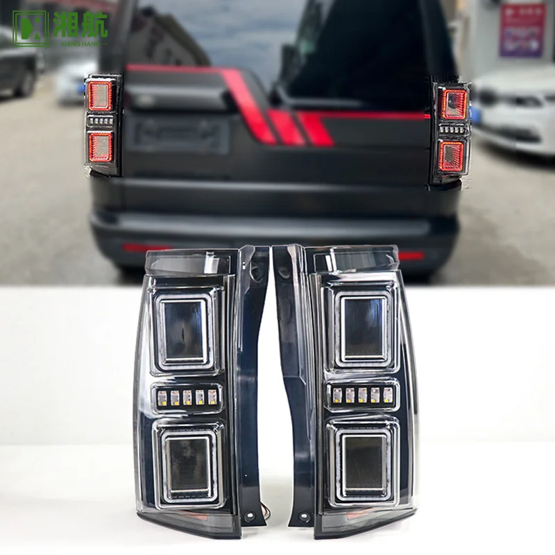 

Подходит для Land Rover Discovery 4 2005-2014, модифицированные задние фонари Discovery 4, модифицированные светодиодные задние фонари, черненые задние фонари