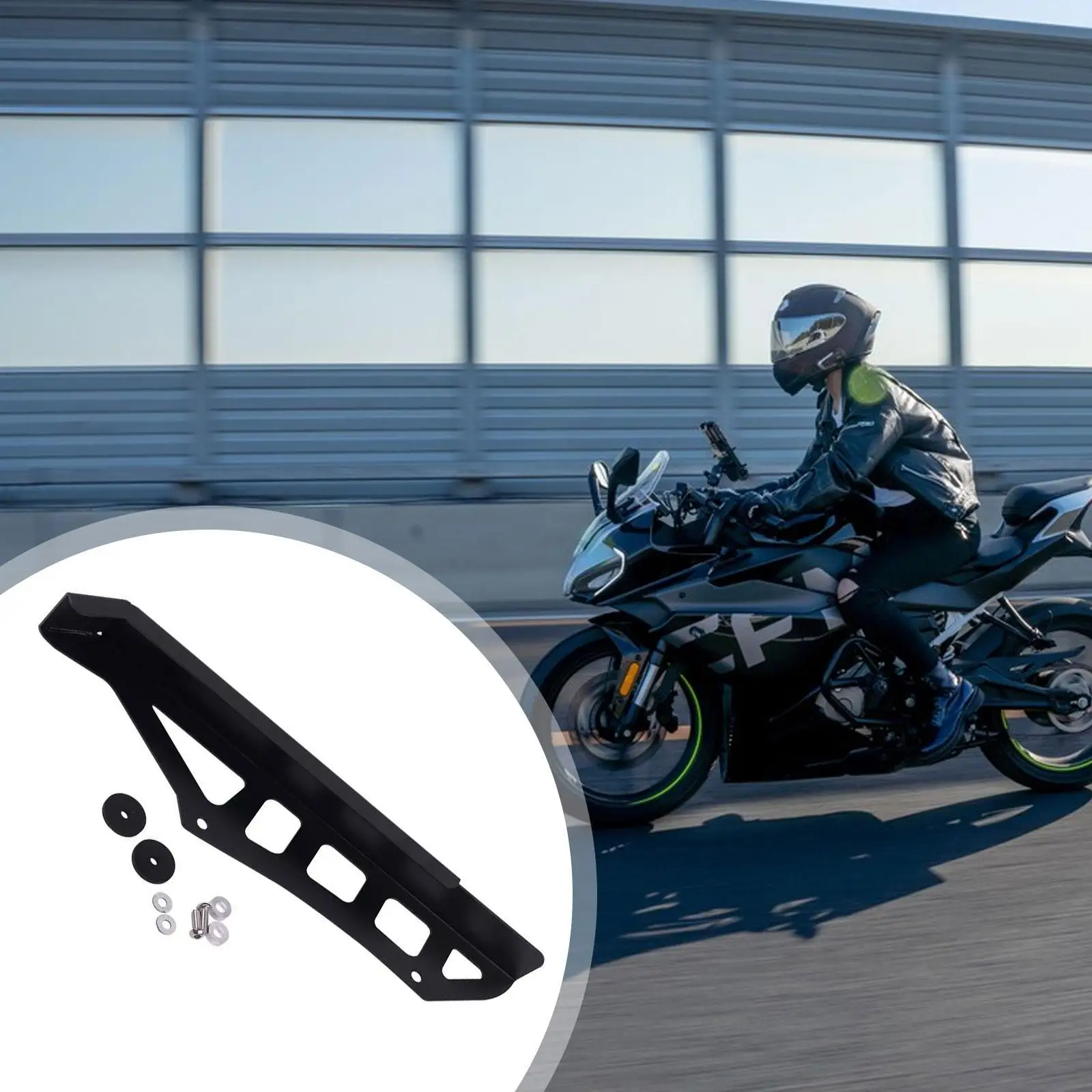 قطع غيار حماية لسلسلة الدراجات النارية، غطاء حماية السلسلة عالي الأداء لـ DR650SE DR650S DR650