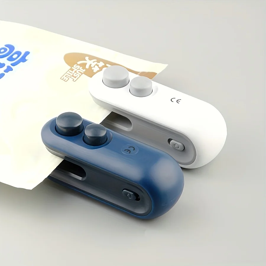 

Портативный ручной запайщик пакетов с USB-аккумулятором и магнитной застежкой - ручное управление, подходит для дома, кемпинга, пикников, путешествий