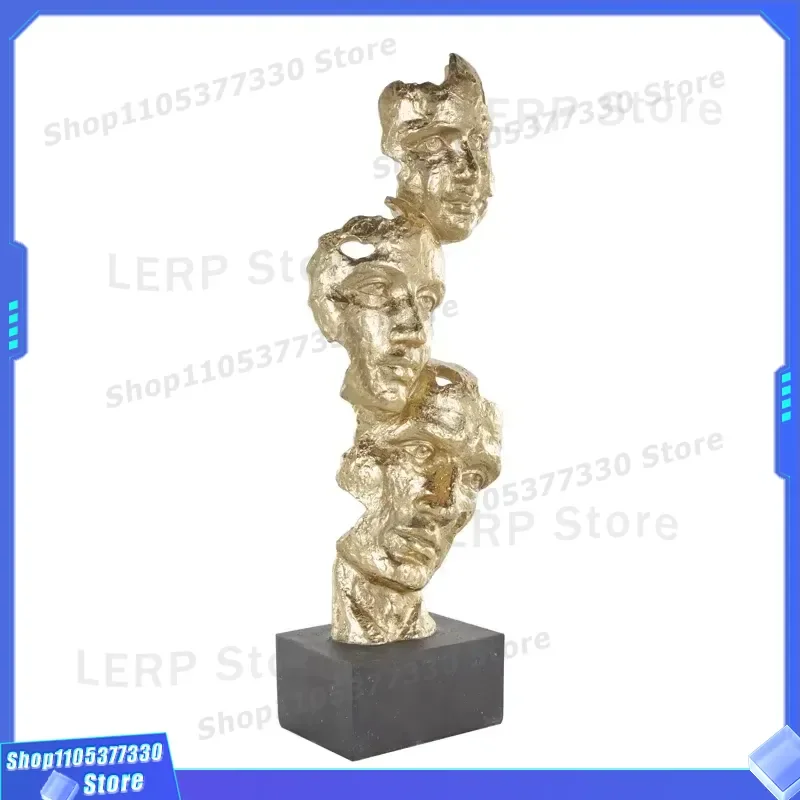 Luxury Gold Plated Round Metal Sculpture for Villa Outdoor Decor Heavy Artwork Digital Printing Casting Technology Garden