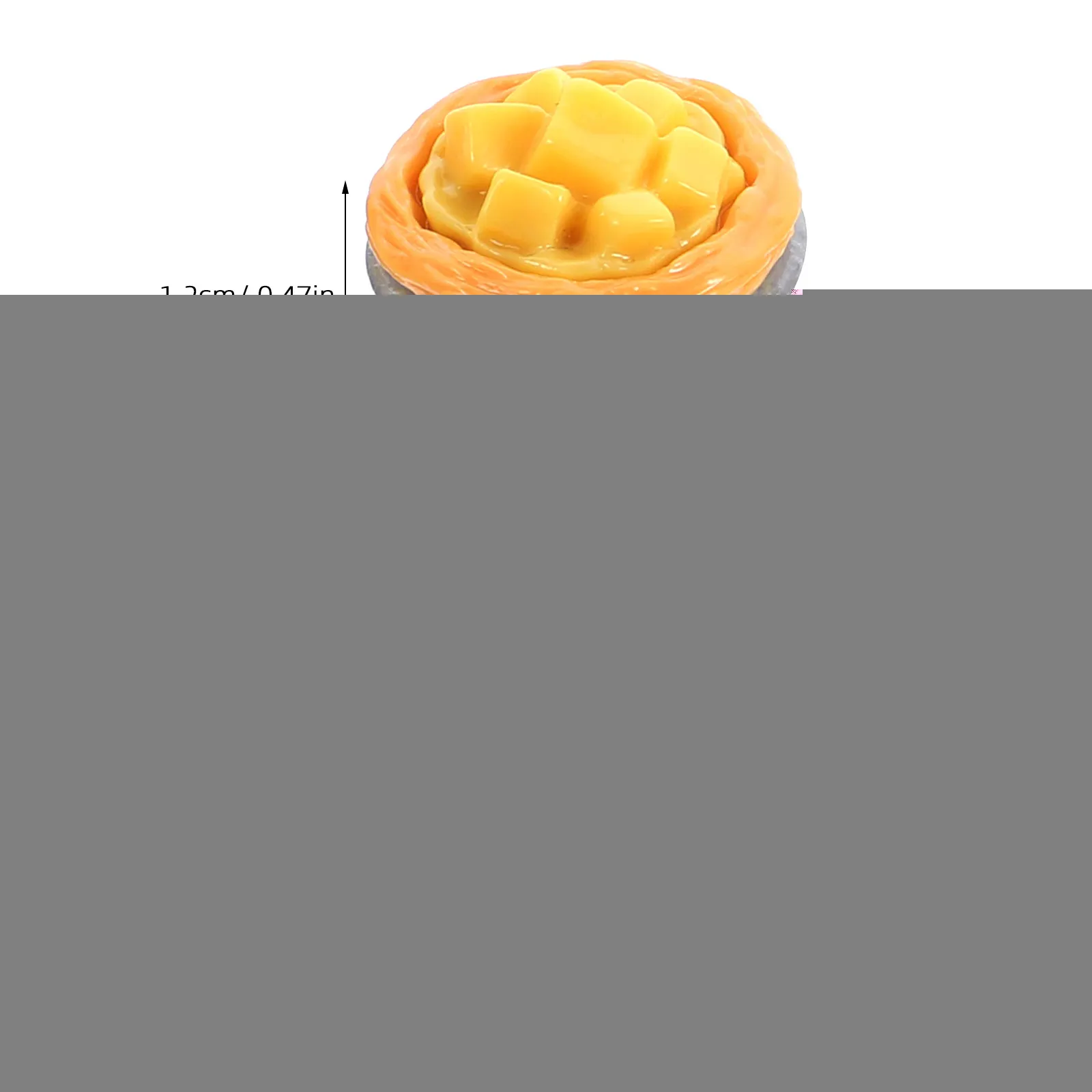 

20 Pcs Egg Tart Accessories Resin Artificial Food Artificial Food Egg Tart Decor Home Kitchen Display Prop Realistic Model