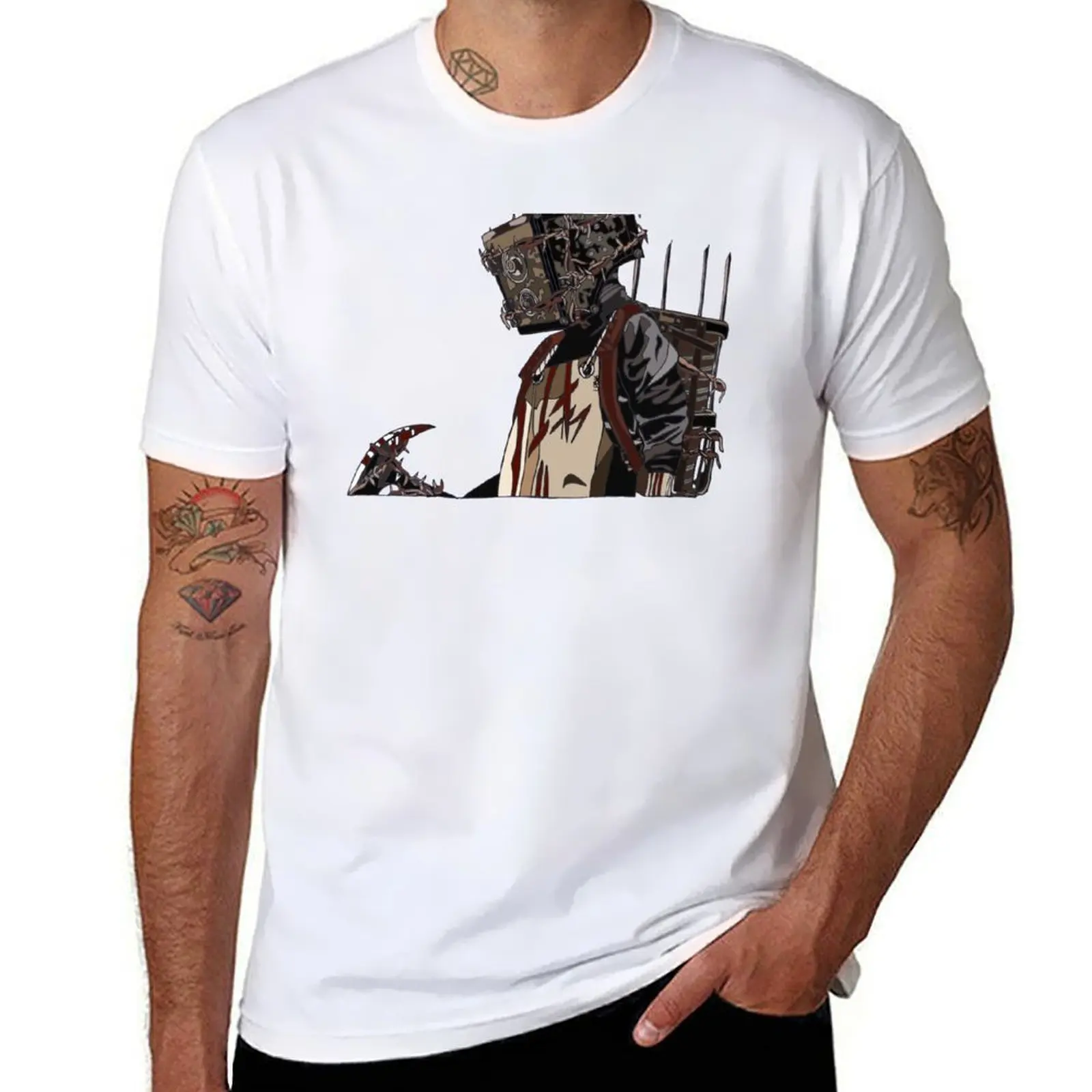

The Keeper - The Evil Within T-Shirt t shirts for man pack cotton t shirt man plain T-Shirt