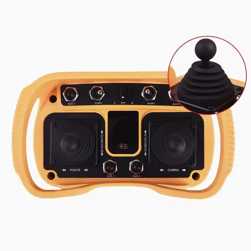 Hot Sales Q5000 AC 36v 12V-24V 110V-460V Intelligent Convenient 2 Joystick Functions Hydraulic Valve Truck Crane Remote Control