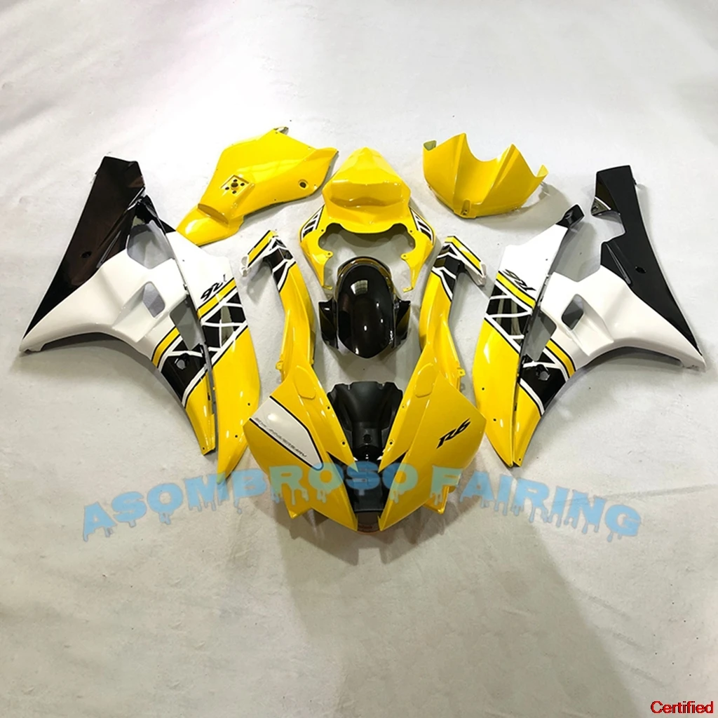 Painted Motorcycle Fairing Kit for YAMAHA 2006 2007 YZFR6 06 07 YZF-R6 Bodywork Set 100% Fit New Plastic 100% Fit Injection