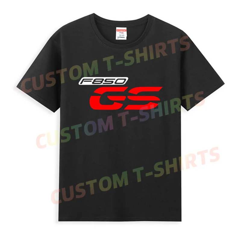 T-shirt casual masculina para motociclismo, mangas curtas extragrandes, streetwear 100% algodão, T legal, gráfico, F850GS, S a 3XL, 2021