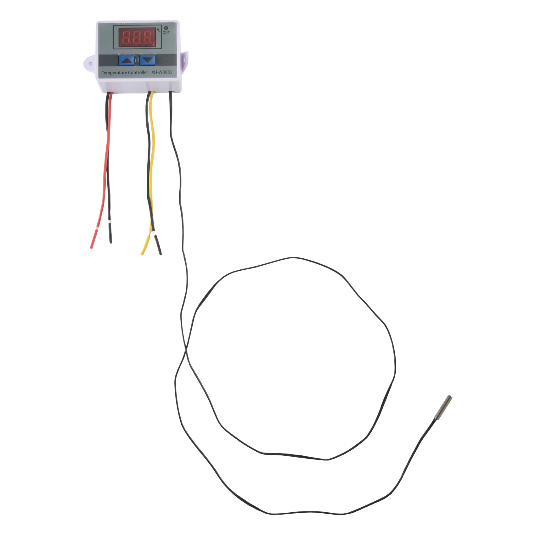 A25F-10A AC110-220V Digital LED Temperature Controller XH-W3001 for Incubator Cooling Heating Switch Thermostat NTC Sensor