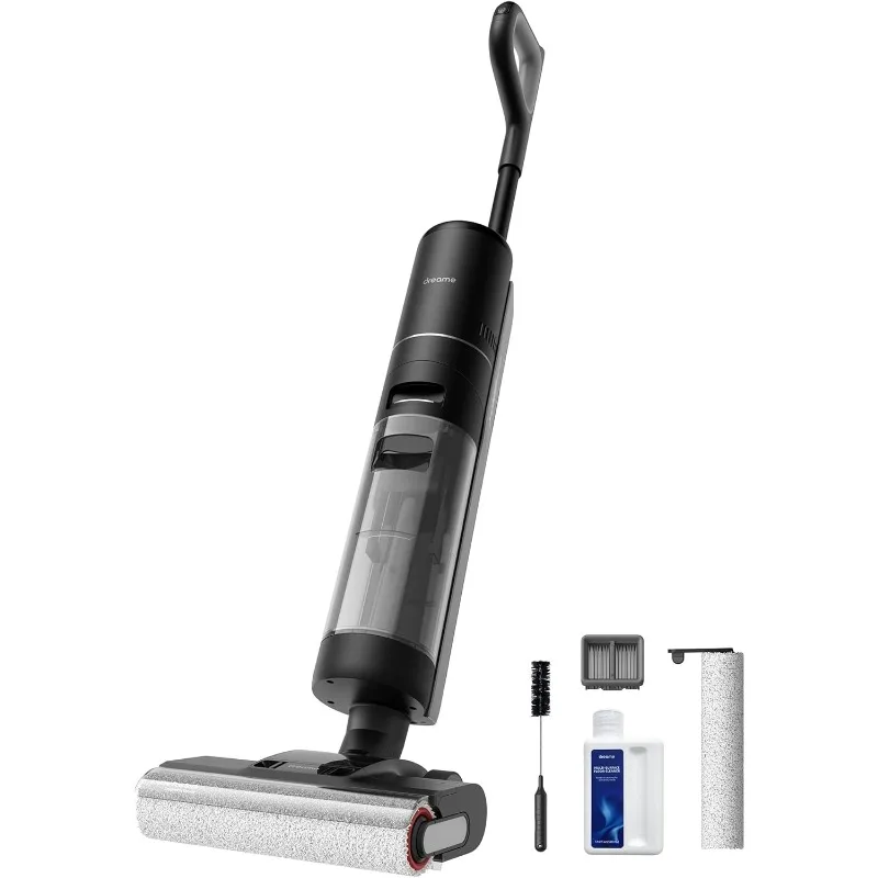 

Cordless Vacuum Mop All in One, Smart Floor Cleaner for Hard Floor, One-Step Edge to Edge Cleaning with Hot Air Drying