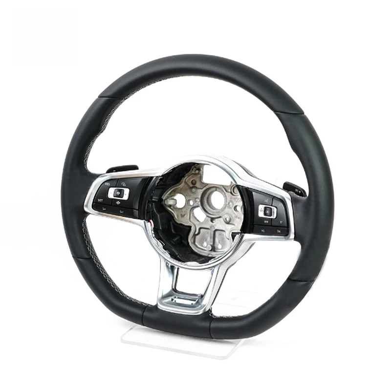 

Самый продаваемый черный кожаный спортивный руль для автомобилей MK7, MK6, CC, Jetta, Tiguan R. Высокое качество.