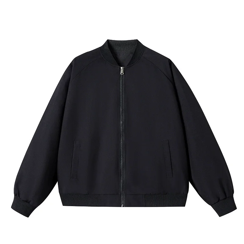 

2026 куртка мужские ветровки пальто на молнии весна осень мужская однотонная куртка мужская модная верхняя одежда бомбер повседневные куртки