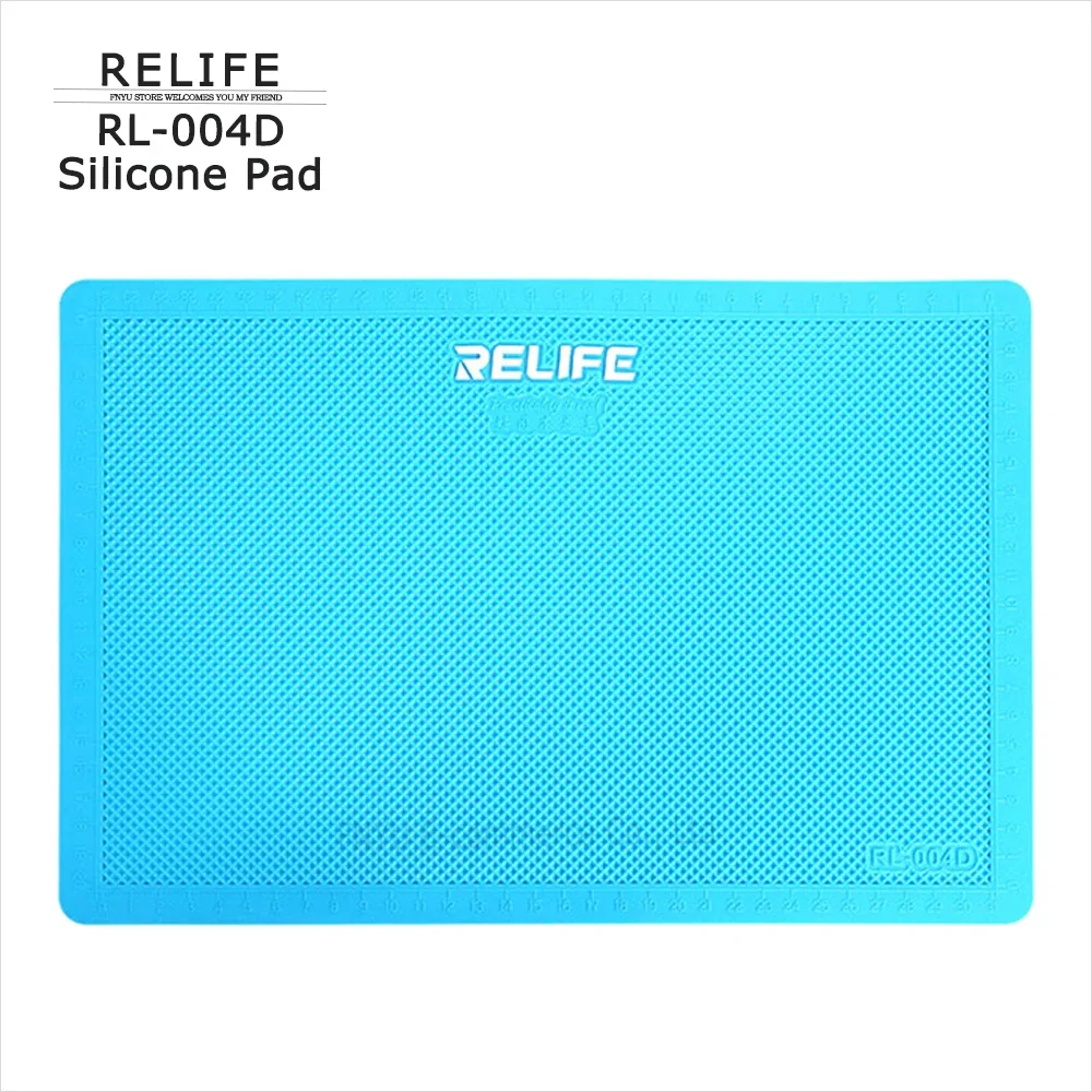 

Heat Insulation Silicone Pad RELIFE RL-004D Multi-Function Anti-Slip for Repair Phone Flat Work Mat with Magnetic Isolation Mat