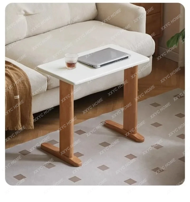 Solid Wood Coffee Tables Multi-functional Kitchen Dining Table Computer Desk Living Room Sofa Side Tables Bedroom Bedside Tab