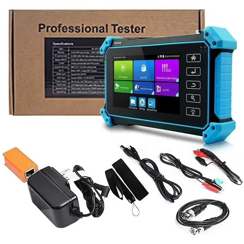 for Noah Method 5.4 Inch CCTV IPC Tester 8MP AHD CVI TVI Camera Tester VGA HDMI Input IPC715 Camera Security Monitoring