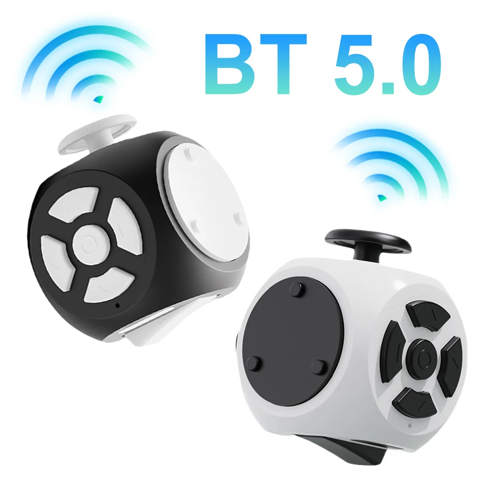 Wireless Bluetooth Remote Control for TikTok Selfie Video Controller Automatic Page Turner Browsing Camera Photo Video Clicker