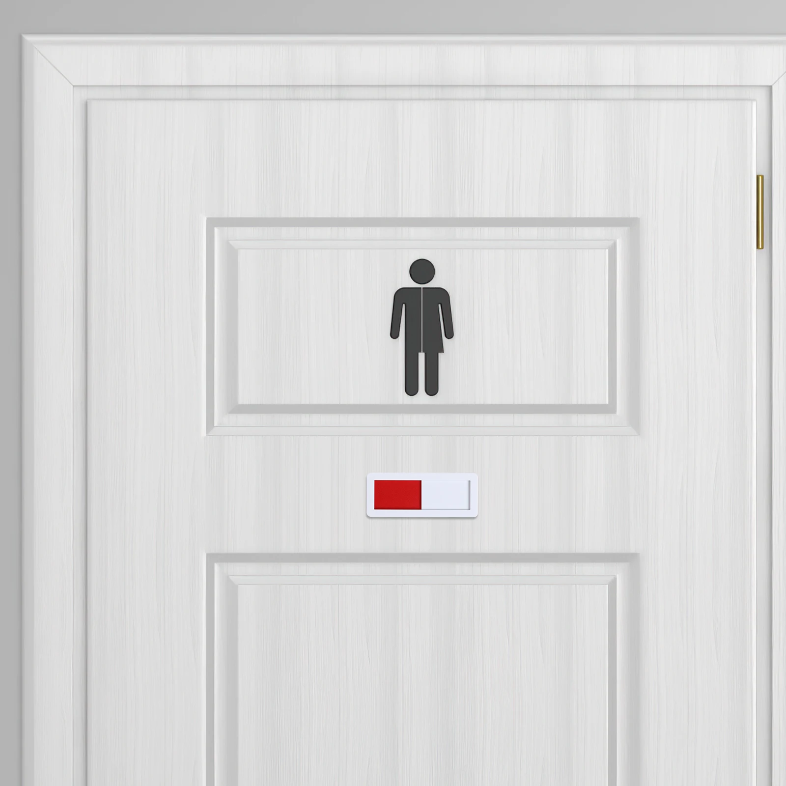 

Acrylic Privacy Sign Sliding Office Conference Room Restroom Door Status Indicator Background Decorative Slider