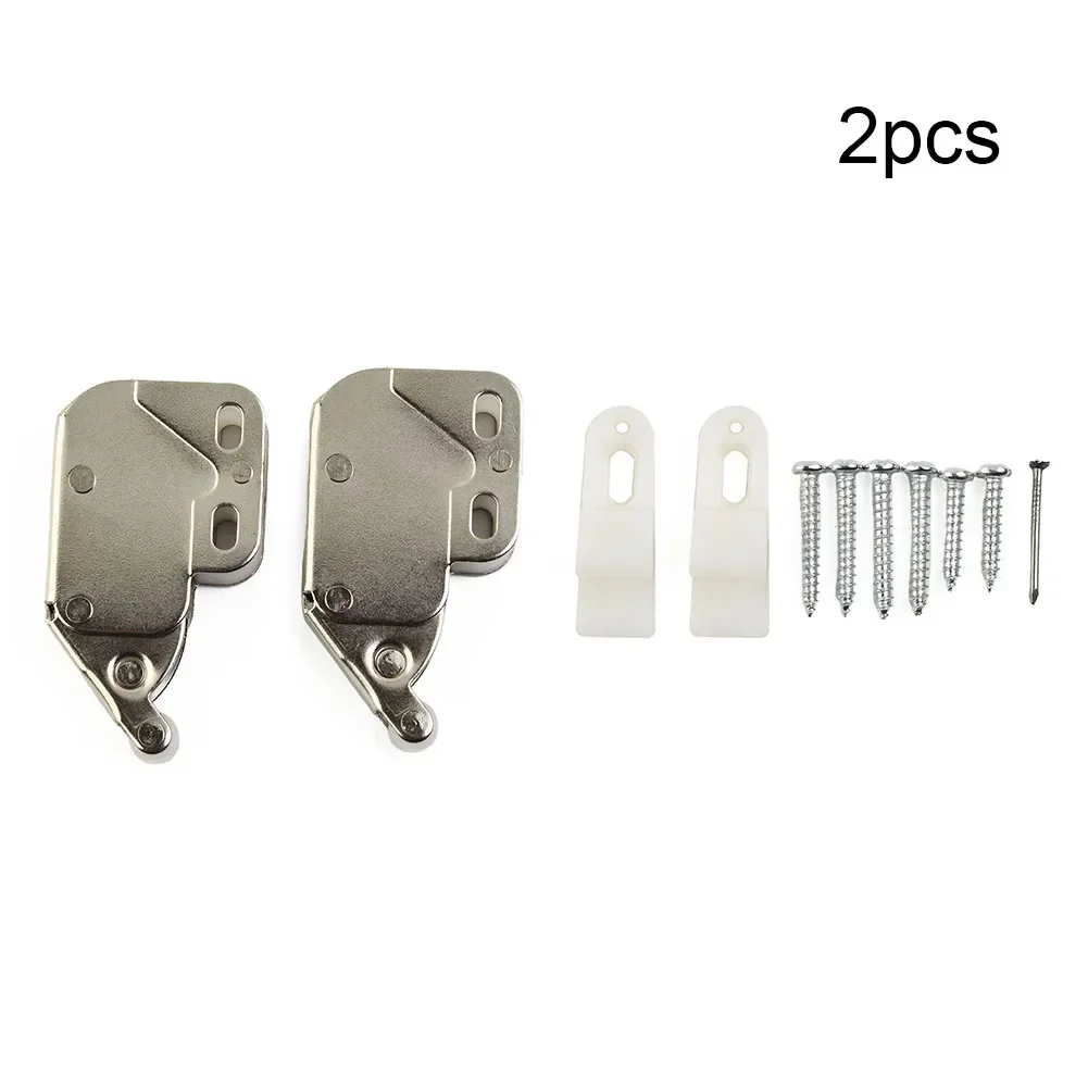 Mini Touch Latch Automatic Spring Catch For Push To Open Cupboard Wardrobe Cabinet Door Hook Lock Elephant Trunk Lock Hardware