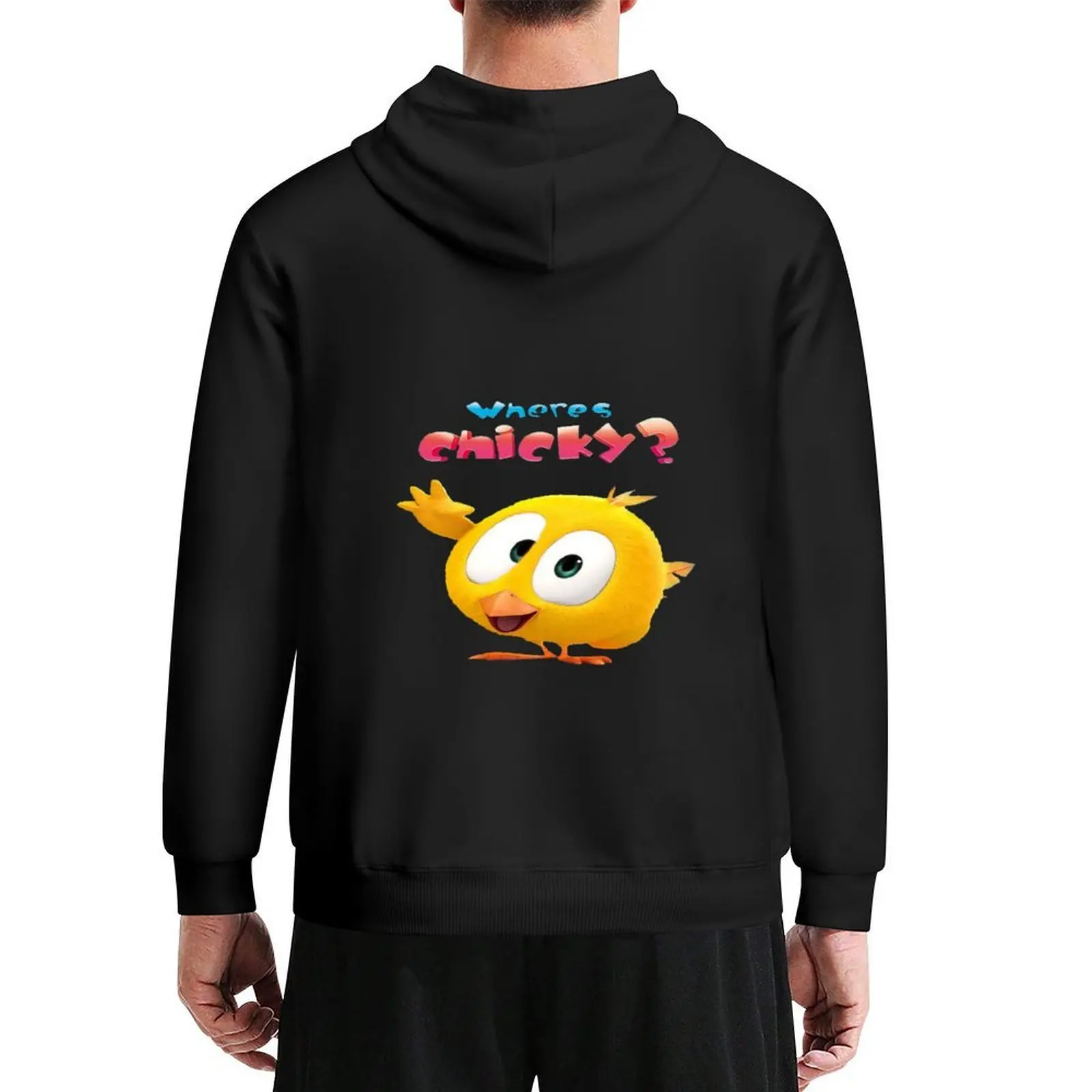 

where's chicky Hoodie men wear anime clothing clothes for men male clothes hoodie man