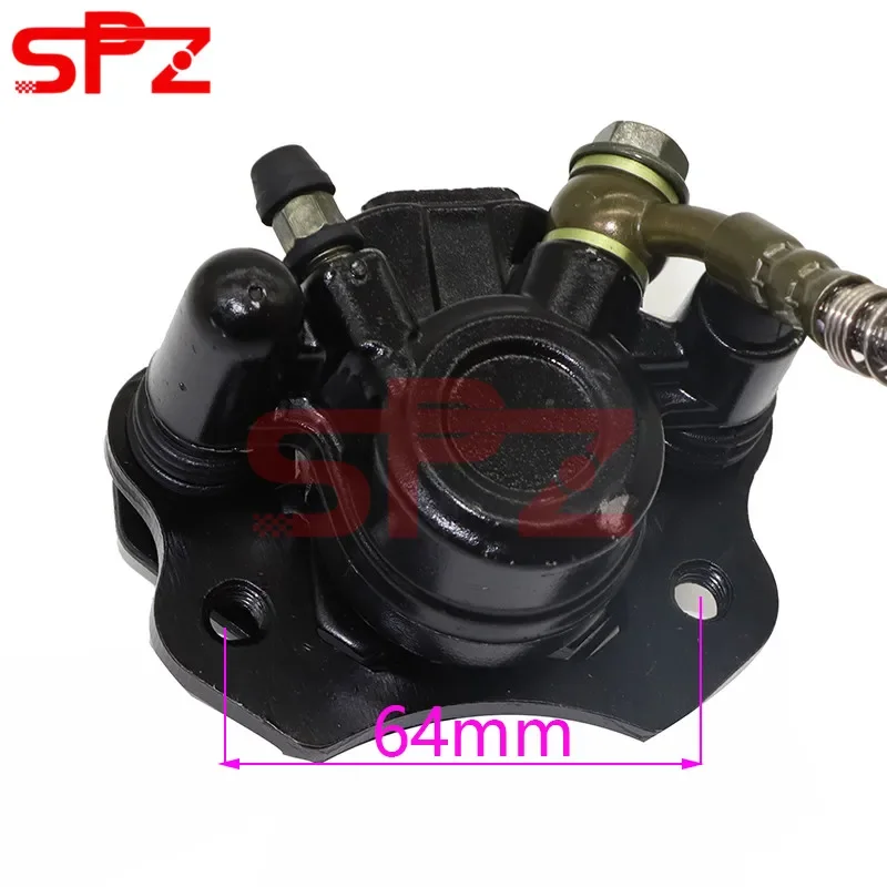 ATV Rear Brake Assembly With Two Disc Brake Calipers Suitable for 150cc Kart and Four-Wheel Off-Road Vehicle Modification Parts