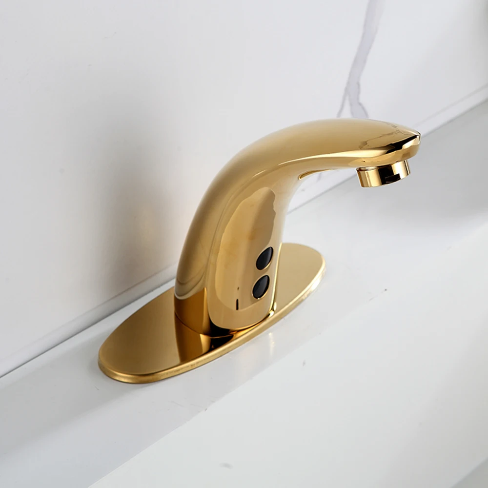 

Automatic Sensor Faucet Brass Body Material Deck Mounted Installation Mixer Water