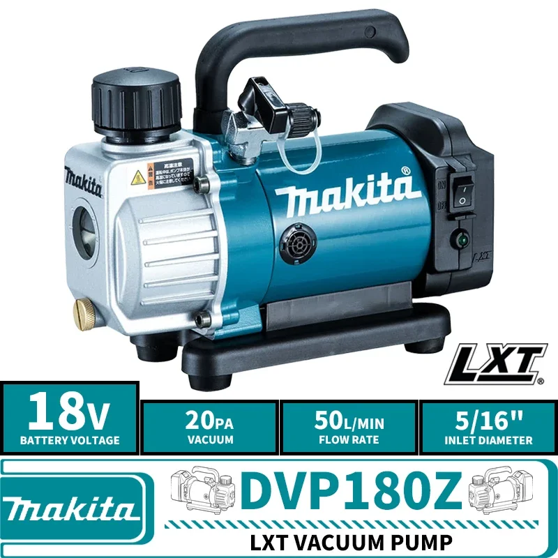 Makita DVP180Z LXT Cordless Vacuum Pump 18V Lithium Power Tools Air For Conditioning Repair