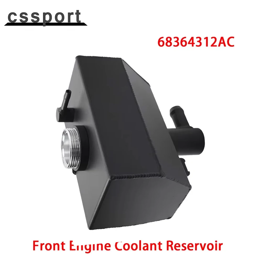 

68364312AC Front Engine Coolant Reservoir Aluminium Fit For 2018+ Wrangler JL JLU & 2020+Gladiator JT 2.0&3.6L