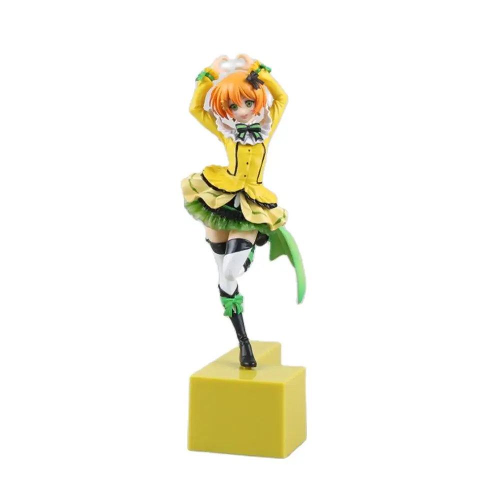 24cm Anime Rin Hoshizora 1/8 Complete PVC Action Figure Statue Collectible Model Kids Toys Doll