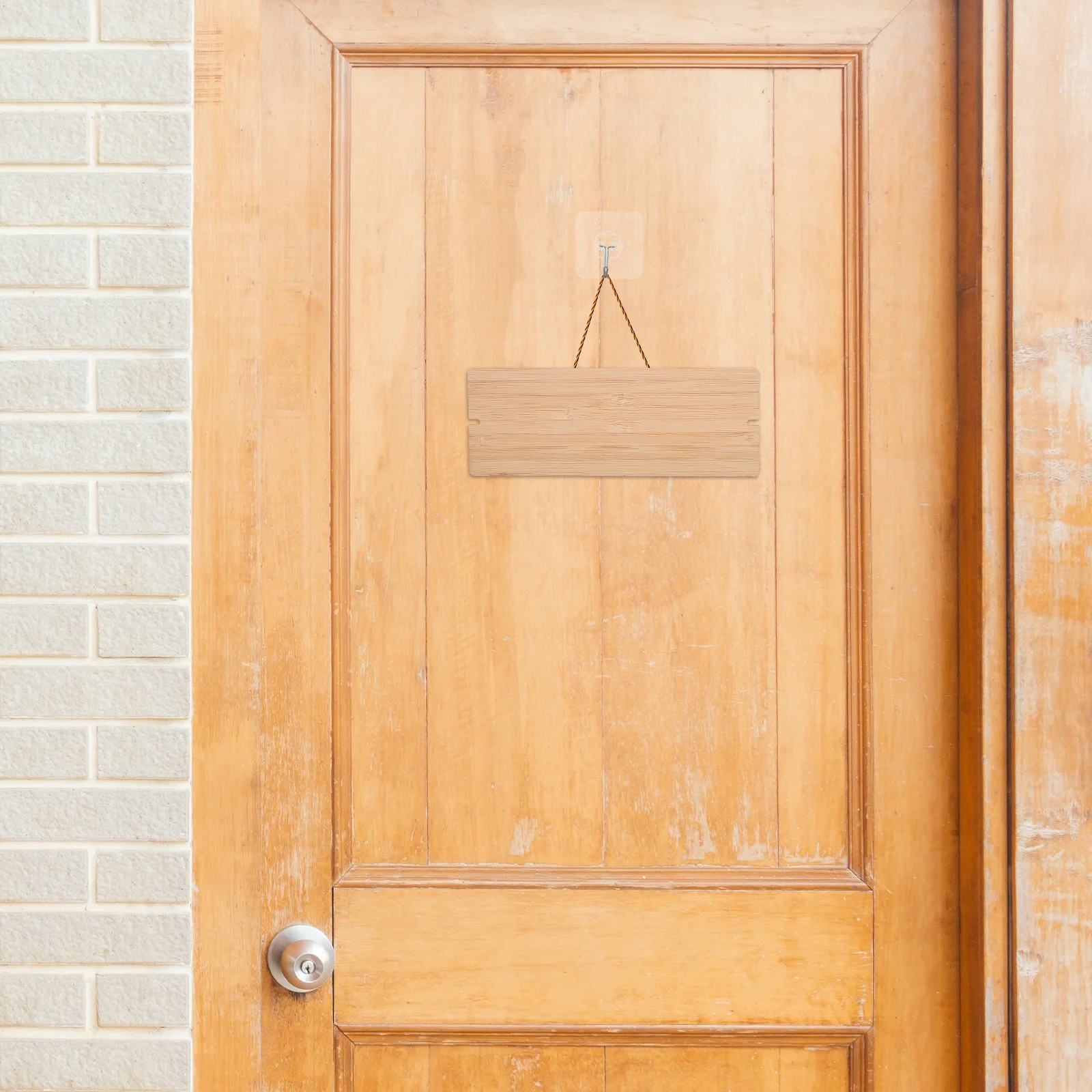 

4Pcs Bamboo Blank Signboards Versatile Multi-Function Door Office Car Parking Plates DIY Craft Markers DIY Plate