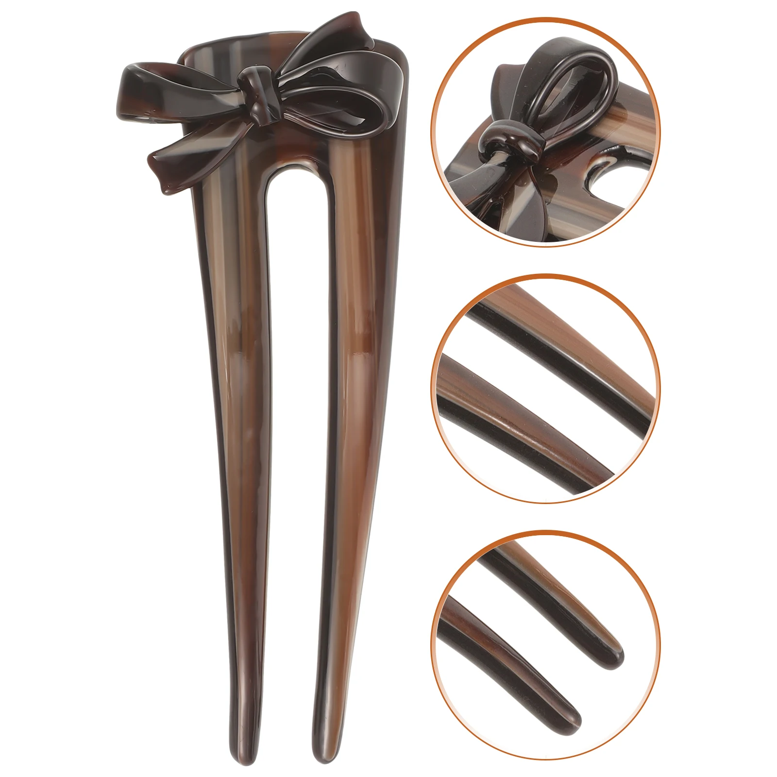 

Vintage U Shaped Pin For Bow Decorative Firm Hold Comfortable Hair Accessories Girls U Shape Hairpin Women Hairpin Hair