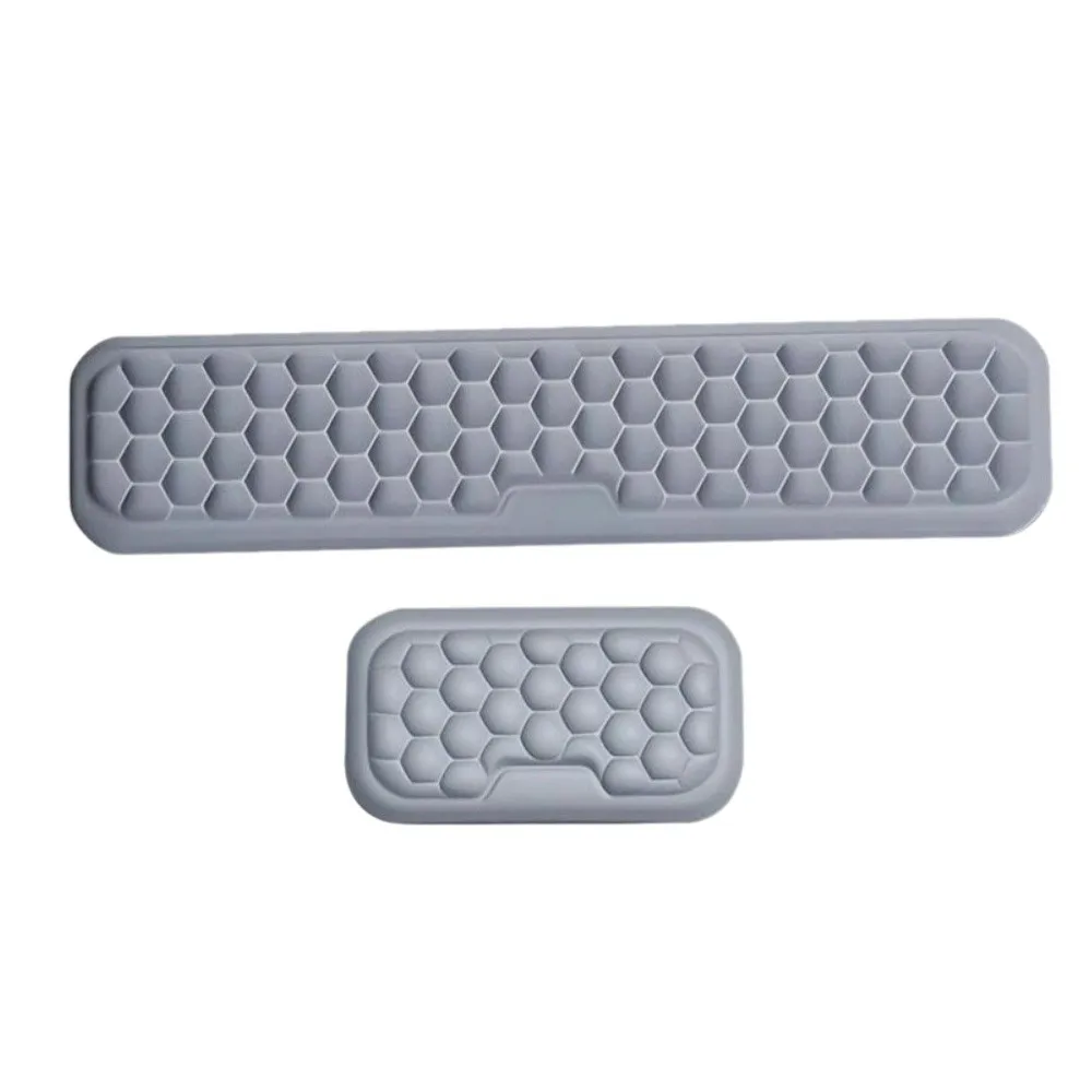 2Pcs/Set Slow Rebound Mouse Wrist Support Pad Creative Wrist Rest Wristband Mouse Mat Comfort Waterproof Ergonomic Mouse Pad