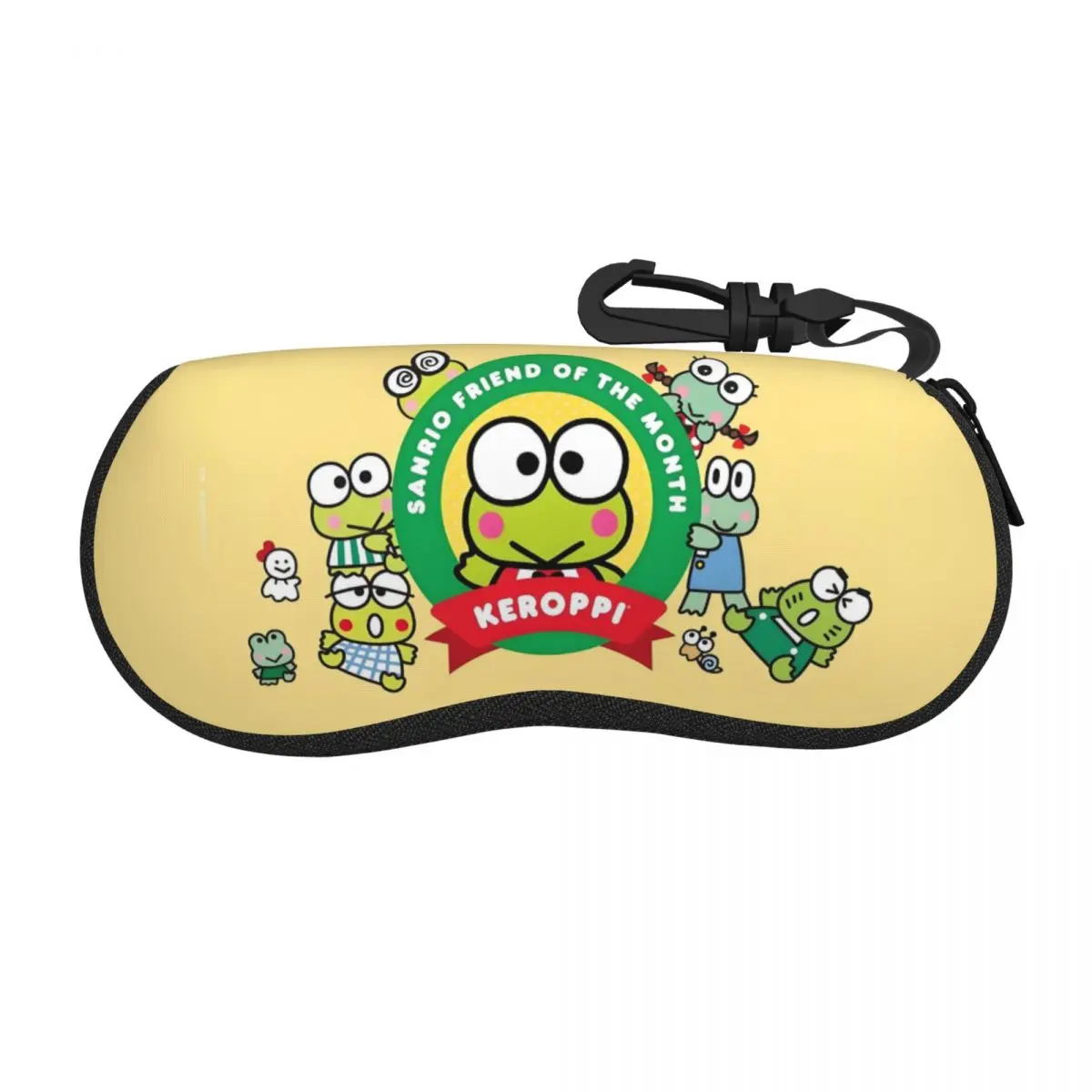 

Чехол для очков в стиле аниме Sanrio Keroppi на заказ, модный чехол для очков с милой мультяшной лягушкой, коробка для солнцезащитных очков