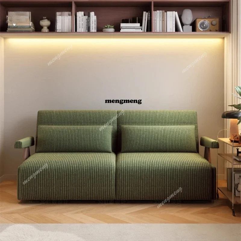 Hot sales High-end flipped Nordic small apartment with mattress, living room sofa bed folding integrated dual-use single double