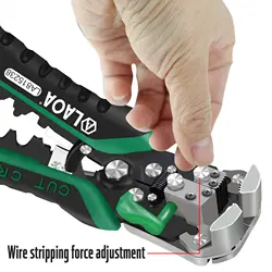 T50  Multifunctional Wire Stripping Pliers Fully Automatic Wire Pulling Electrician Specific Manual Tools Cable Pliers