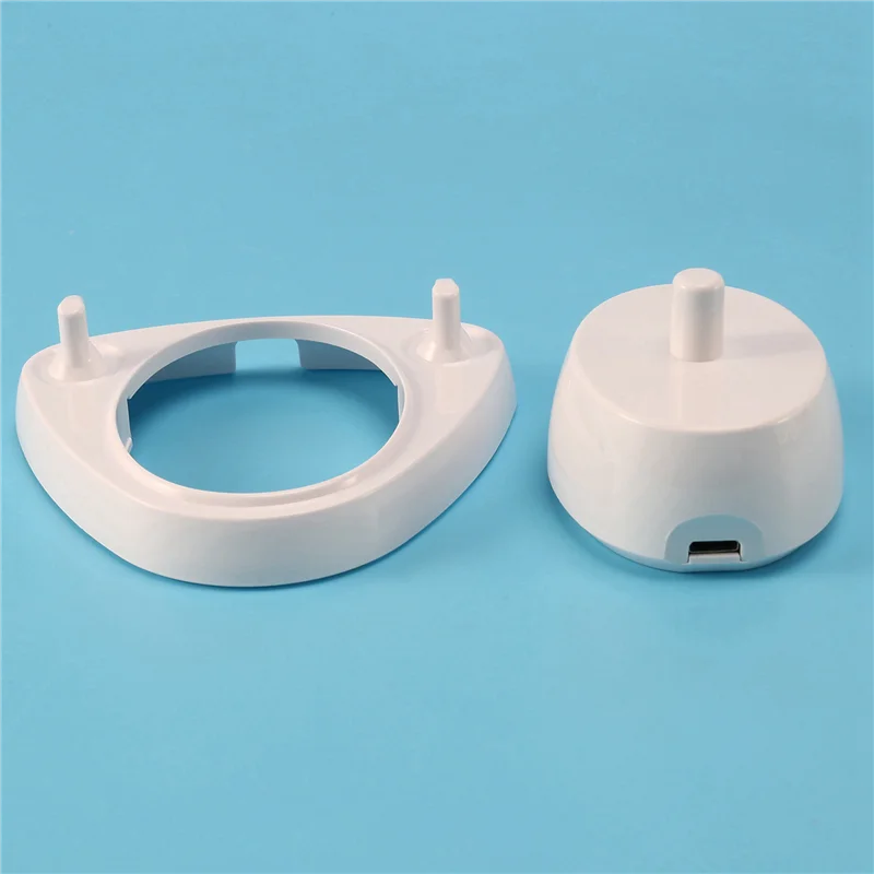 B59B-3X For Braun Oral B Toothbrush Replacement Charger Power Supply Inductive Charging Holder Model 3757 USB Cable White