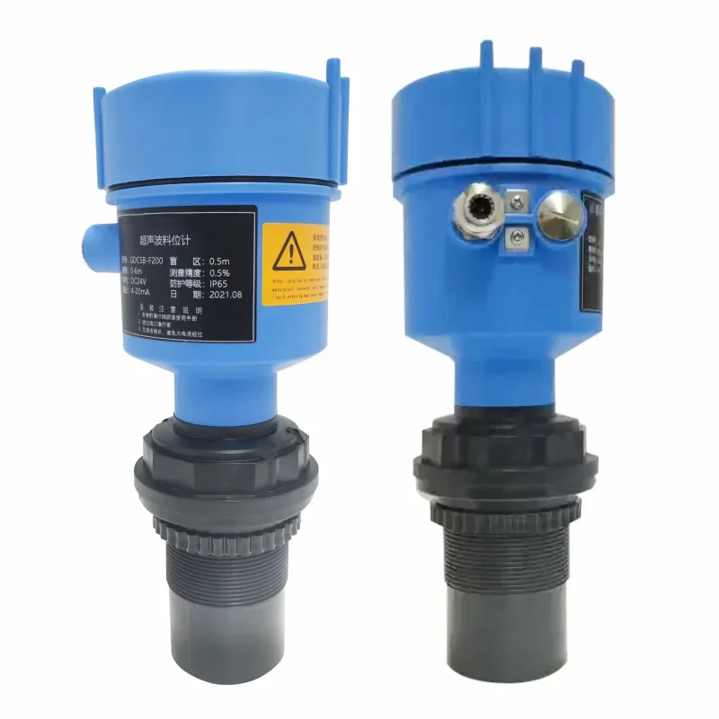 Ultrasonic level gauge Integrated sensor 4-20mA transmitter Split water level level tank controller
