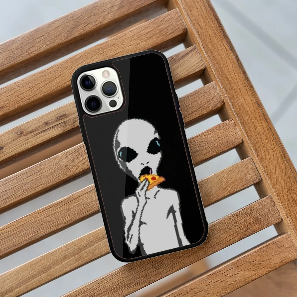 Alien organisms UFO Phone Case For iPhone 16,15,14,13,12,11,Plus,Pro,Max,Mini Magsafe Magnetic Wireless Charging