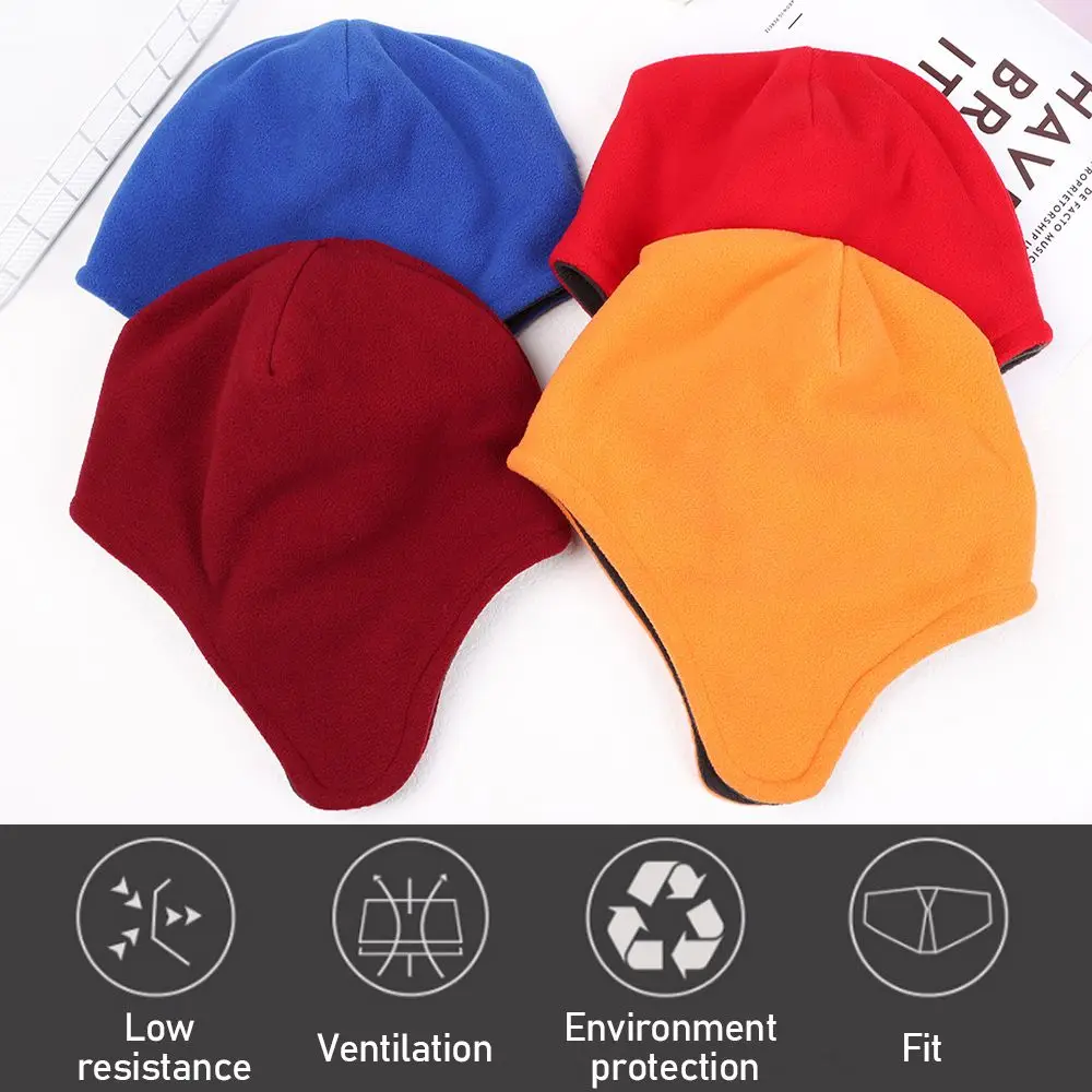 في الهواء الطلق يندبروف الصوف قبعة قبعة تزلج شتاء دافئ الدراجات قبعات الحرارية التخييم الرياضة أغطية الرأس الرياضة في الهواء الطلق المشي لمسافات طويلة ركوب الخيل #5