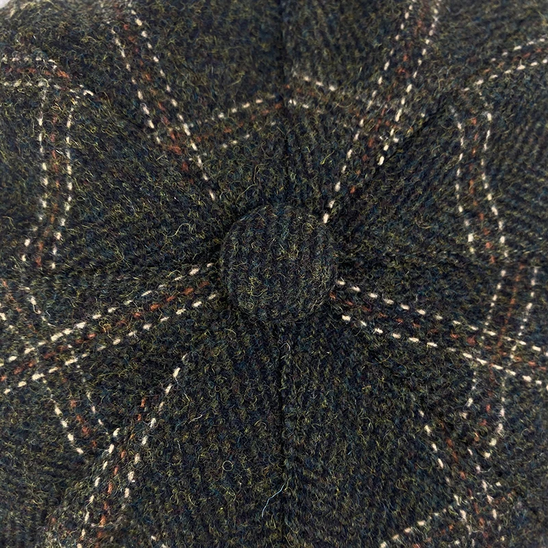 New Wool Plaid Newsboy Caps Autumn Winter Fashion Men Women British Painters Hats Berets Woolen Hats Casual Hats for Men