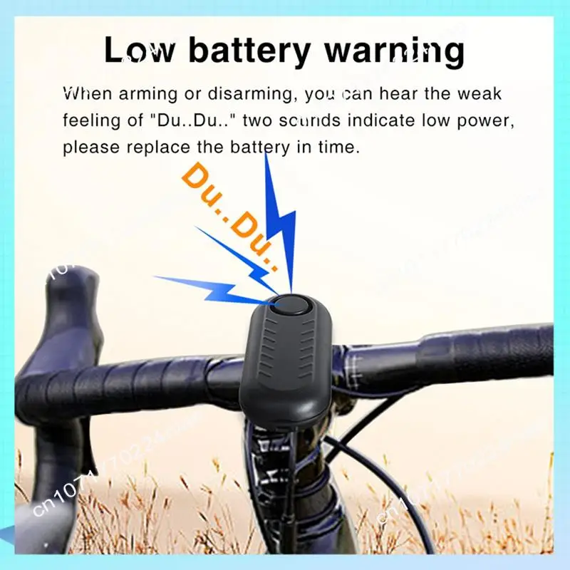 Sensor de vibración antirrobo para bicicleta A17Z, protección de seguridad para motocicleta eléctrica, Scooter, alarmas antirrobo