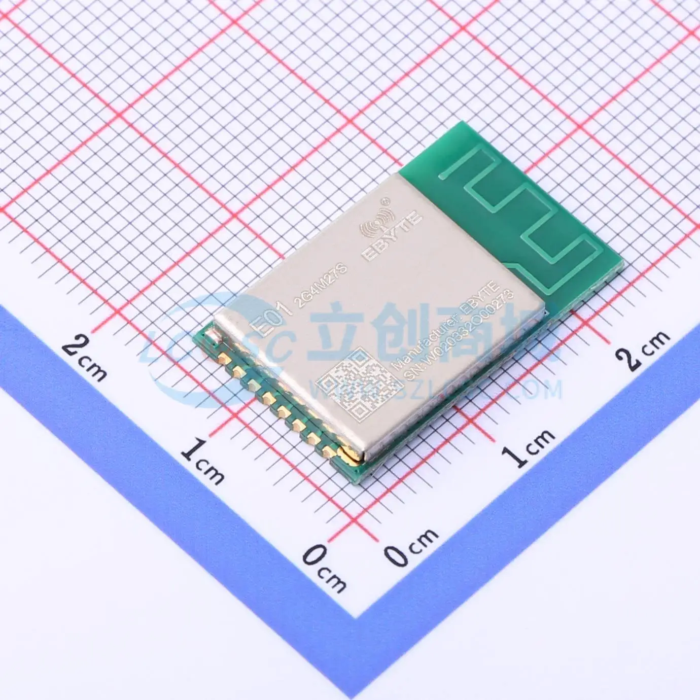 2pcs E01-2G4M27S SMD 23x14mm transceiver 2.4GHz GFSK RF Wireless Communication Module for Smart Home System
